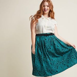 Storybook Shadows Midi Skirt